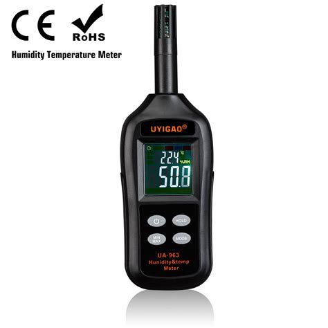 Digital Temperature And Humidity Meter Uyigao Lcd Mini Psychrometer