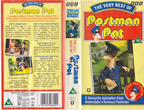 POSTMAN PAT THE VERY BEST OF 5 EPISODES VHS VIDEO PAL~ A RARE FIND