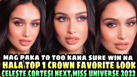 AYAN NA TOP 1 CROWN FAVORITE LOOK Celeste Cortesi Miss Universe