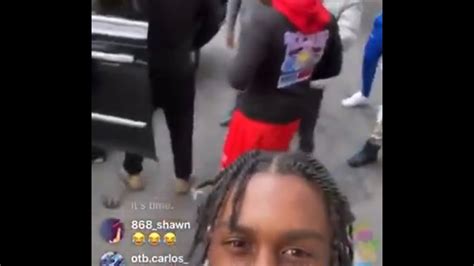 Lil Tjay And His Gang Looking For A Boogie And Don Q On Ig Live 😱😱😱 Youtube