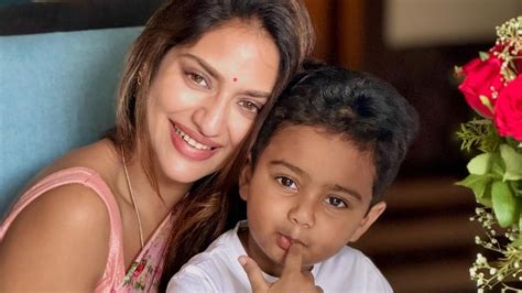 Pics Nusrat Jahan Reveals Son Face On Mothers Day India Today