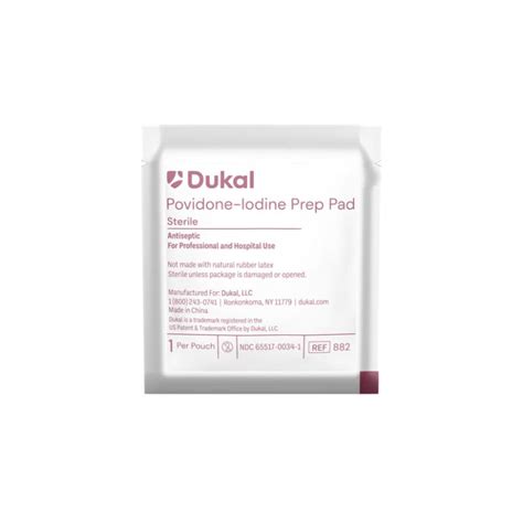 Sterile Povidone Iodine Prep Pad