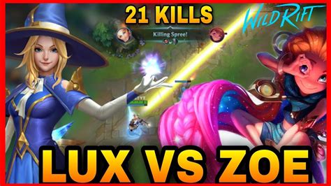 Wild Rift Lux Vs Zoe 1150 Games Experience With Lux Wild Rift Lux