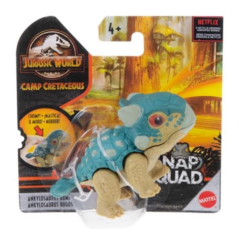 Mattel Jurassic World Snap Squad™ Ankylosaurus Bumpy Dinosaur Figure, 1 ...