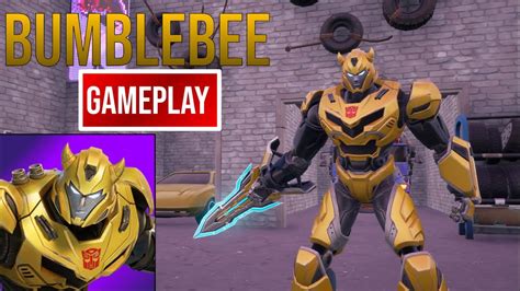 New Bumblebee Skin Gameplay Fortnite Battle Royale Youtube