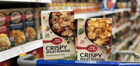 Betty Crocker Crispy Skillet Potatoes Only 100 Each At Kroger With Kroger Digital Coupon When