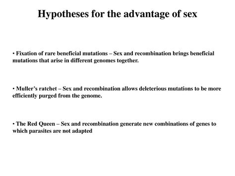 Ppt The Evolution Of Sex And Death Powerpoint Presentation Free