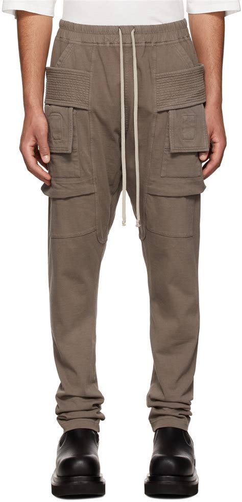 Grey Creatch Cargo Pants By Rick Owens Drkshdw On Sale