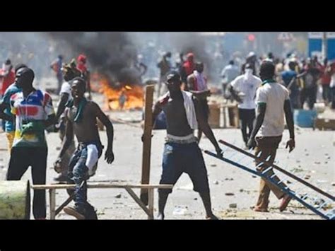 EN DIRECT PIKINE GRAVE AFFRONTEMENT ENTRE FDS ET MANIFESTANTS