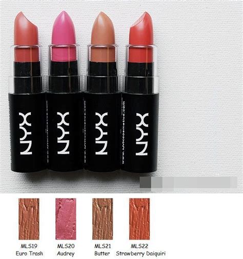 Nyx Matte Lipsticks Swatches Nyx Matte Lipstick Swatches Nyx