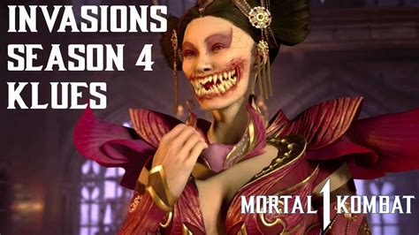 Mortal Kombat Invasions Season All Klues Season Of The Huntress