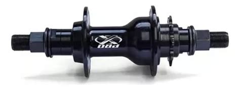 Cubo Pro X Traseiro Cog Mm Raios Rolamento Preto Bmx