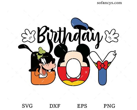 Magical Disney Birthday Clipart For Unforgettable Celebrations