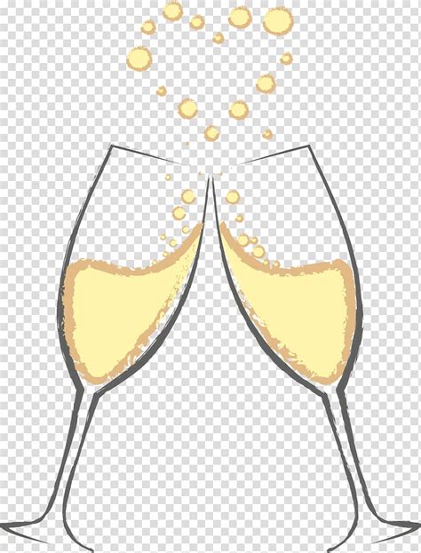 Wine Glass Toast Clip Art