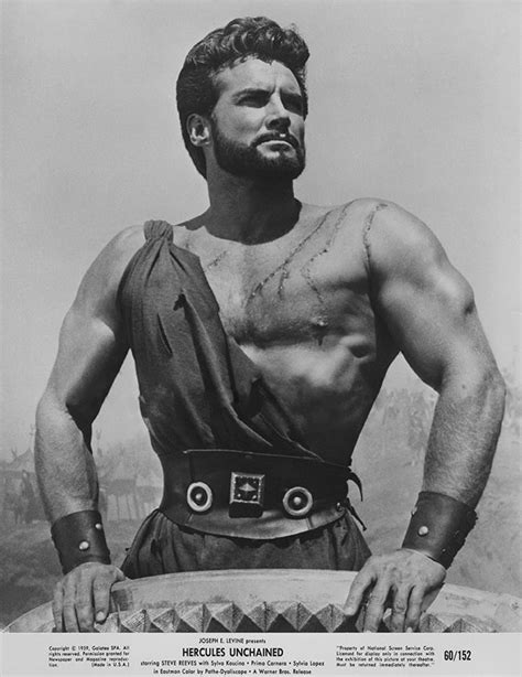 Steve Reeves Hercules Unchained 1959 Steve Reeves Steve Hercules