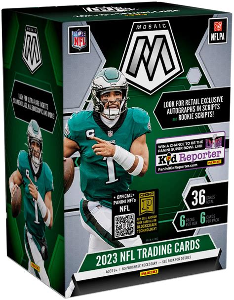 Best Buy 2023 Panini Mosaic Football Blaster Box SP PAN23FBMB