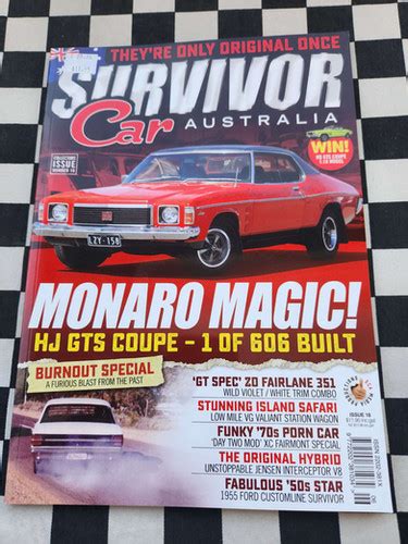 Survivor Car Australia Magazine Monaro Ford Gt Fairlane Customline