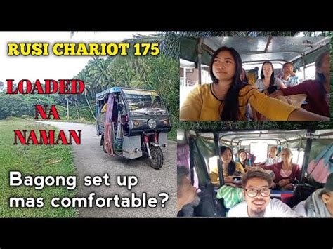 Rusi Chariot 175 Bagong Set Up Mas Comfortable Ang Pasahero