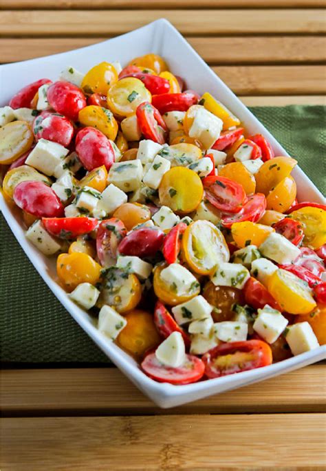 Cherry Tomato Caprese Salad Kalyns Kitchen