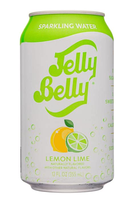 Lemon Lime Jelly Belly Sparkling Water BevNET Product Review