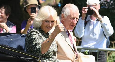 Queen Camilla Shows King Charles A Pie Shaped Like Him In New Clip