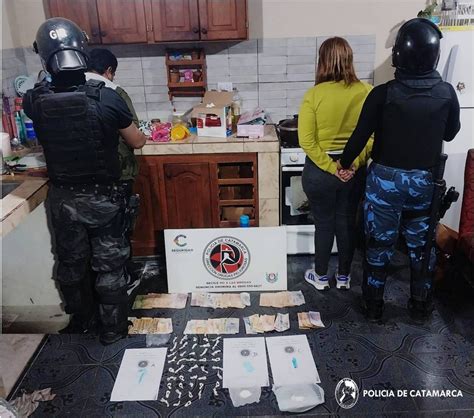 Tras allanamientos detienen a tres personas y secuestran cocaína y