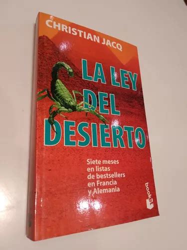 Christian Jacq La Ley Del Desierto MercadoLibre