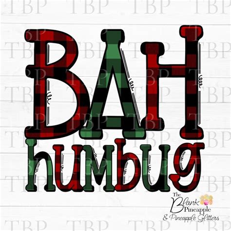 Bah Humbug Clipart Etsy