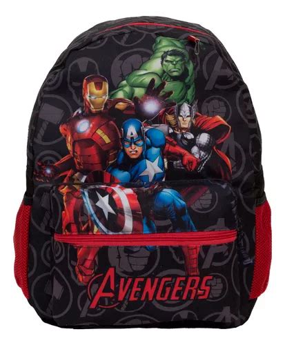 Mochila Infantil De Costas Vingadores Juvenil Refor Ada Frete Gr Tis