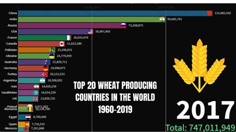 Top Wheat Producing Countries Youtube