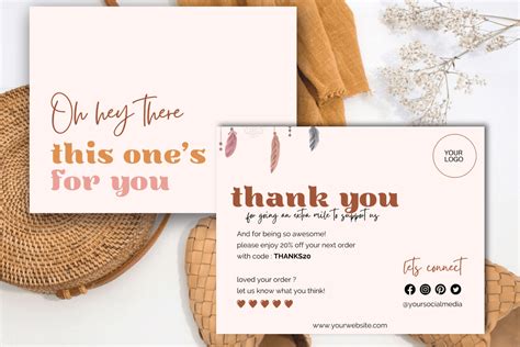 Business Thank You Card Design