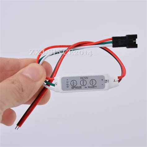 Sp002e 3key 5v12v Led Rgb Ucs1903 Ws2811 Tm1809 Apa102 Ws2801 Sk9822 Ws2812b Sk6812 5v12v