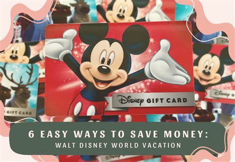 Easy Ways To Save Money On Your Disney World Vacations This