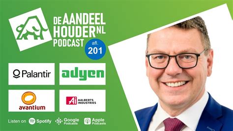 Adyen Alfen Ahold Aalberts Palantir En Trump Deaandeelhouder