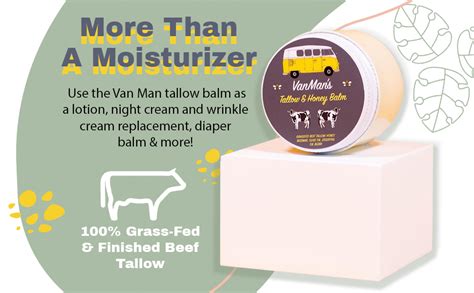 Amazon Vanman S Honey Balm Oz Grass Fed Beef Tallow Honey