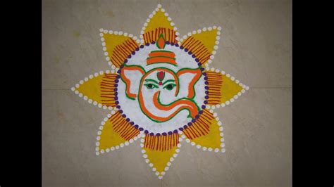 ganesh ji ki rangoli vinayaka ganpati ganesh chaturthi special