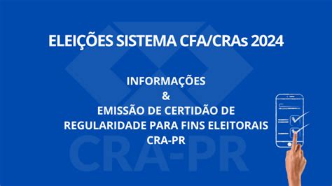 Elei Es Sistema Cfa Cras Informa Es Gerais Cra Pr