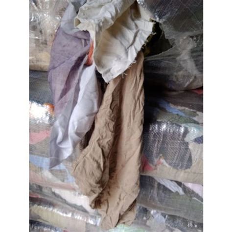 Plain Cotton Waste Cloth For Cleaning Purpose Packaging Size 25 Kg