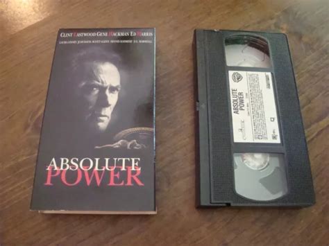 Absolute Power Vhs With Clint Eastwood Gene Hackman Ed