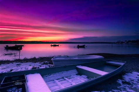 Majestic Winter Sunrise Today From The Cove Eastham Cape Cod Blog