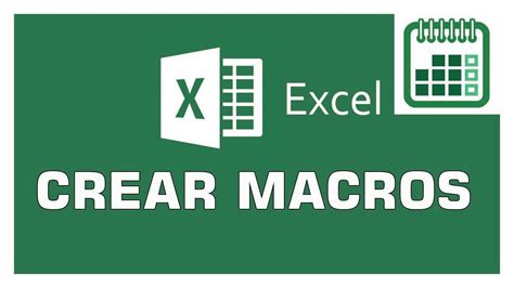 Excel Como Crear Macros 📊👍 Primera Macro En Excel Youtube