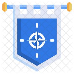 Nato Flag Flag Icon - Download in Flat Style