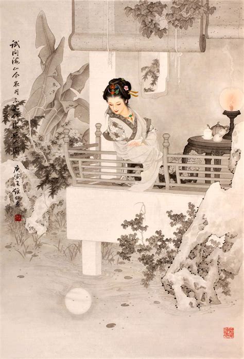 作品集 项维仁工笔人物画官方网站 Chinese Art Painting Japan Art Chinese Art