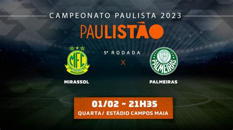 Mirassol x Palmeiras onde assistir prováveis times e desfalques do