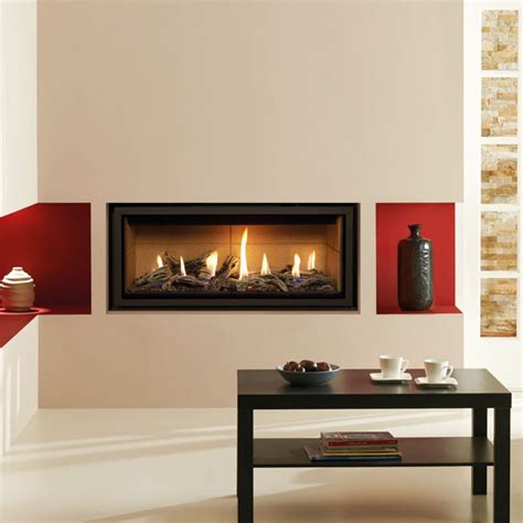 Gazco Studio Glass Fronted Inset Gas Fire Balanced Flue A Bell