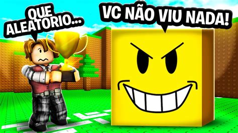 O Jogo Mais AleatÓrio Do Roblox Youtube