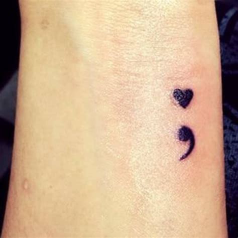 What Does A Semi Colon Tattoo Mean Bore Dodo