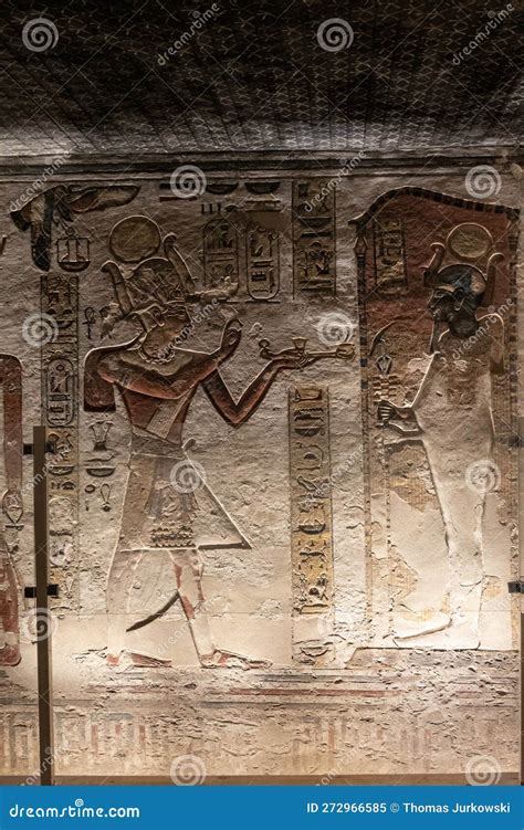 Ancient Egyptian Writing Hieroglyphs Editorial Image Image Of Wood