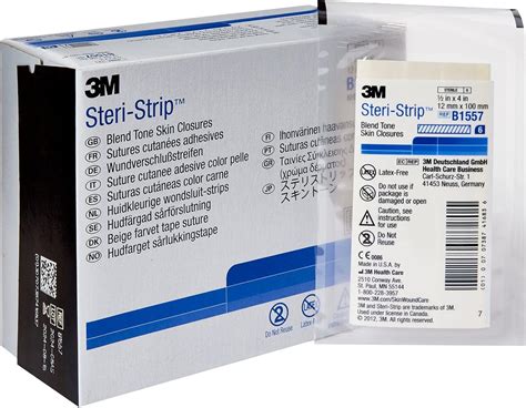 3M Steri Strip Blend Tone Skin Closures Non Reinforced 1 2 X 4