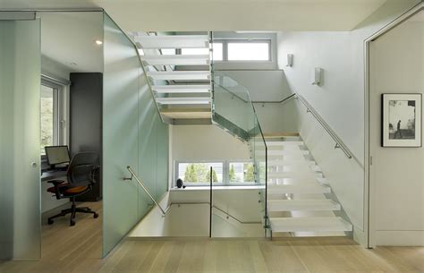 Brookline Stair Modern Staircase Boston By ZeroEnergy Design